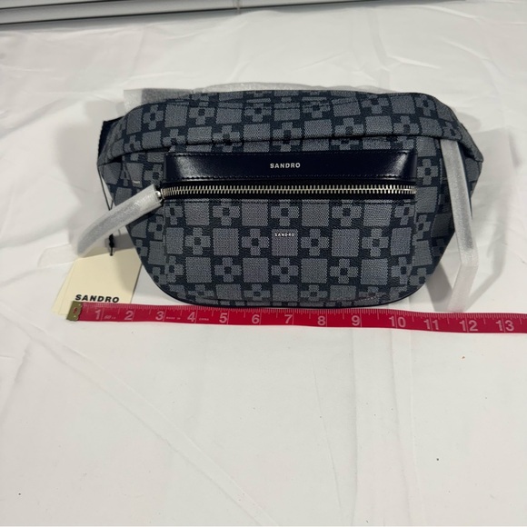 Sandro Paris Belt Bag | Black Waist Pack Fanny Pack | Designer Luxury Street NWT - Picture 6 of 9